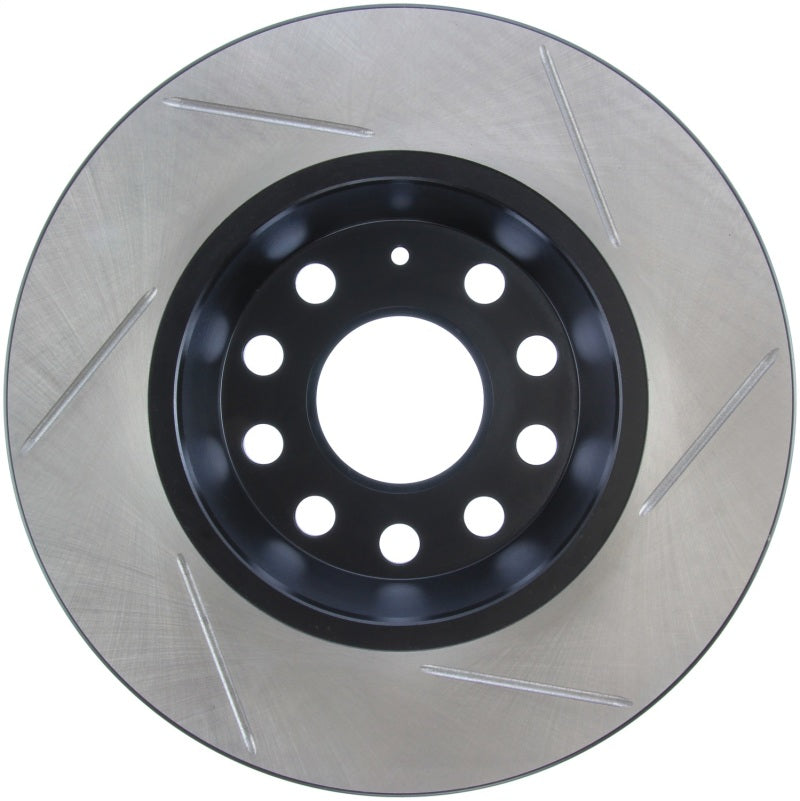 Stoptech 126.33099SR Power Slot 06-10 fits Audi A3 / 09 VW CC (Passat CC) / 06-09 GTI Mk V Right Rear Slotted Rotor