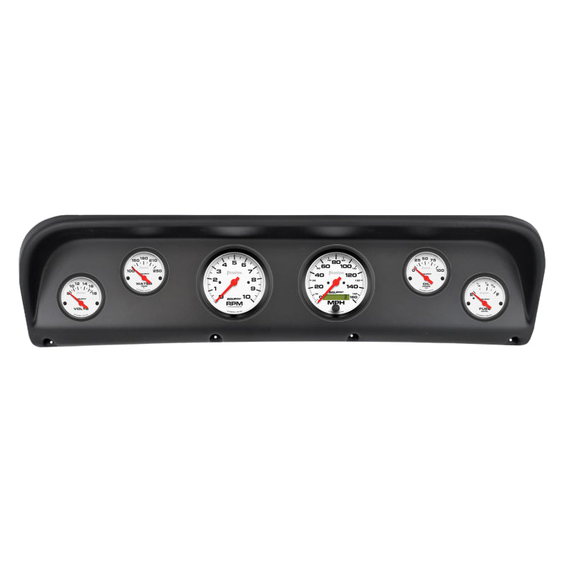 AutoMeter 2938-09 Autometer Phantom Direct Fit Dash Kit 67-72 fits Ford F100 (2 x 3-3/8in. / 4 x 2-1/16in.)