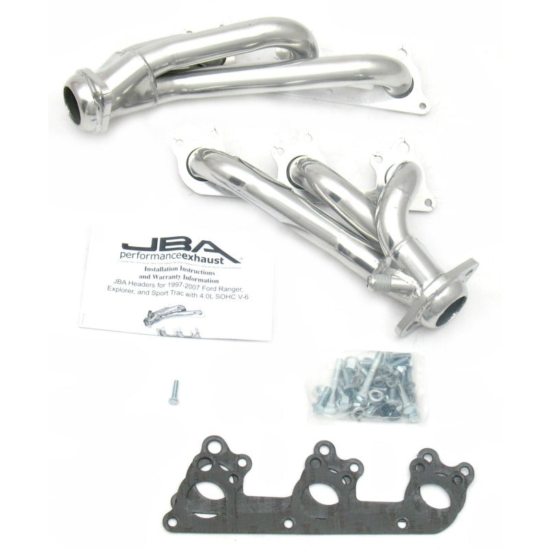 JBA 1674S-1JS fits Ford 97-11 Ranger 4.0L OHC w/Driver Side EGR 1-1/2in Primary Silver Ctd Cat4Ward Header