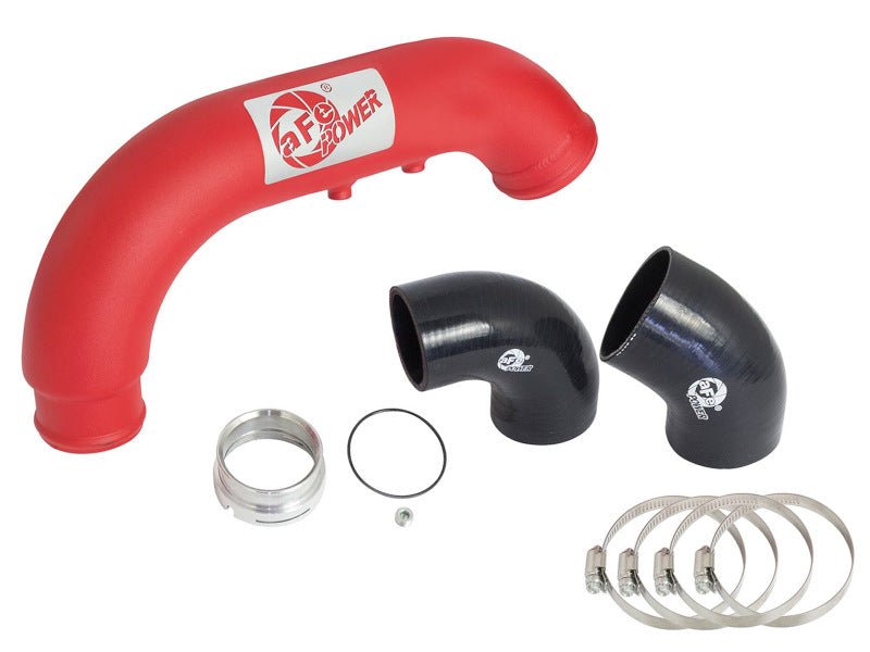 AFE 46-20269-R unner 3in Red IC Tube Cold Side w/ Coupling & Clamp Kit 2016 fit