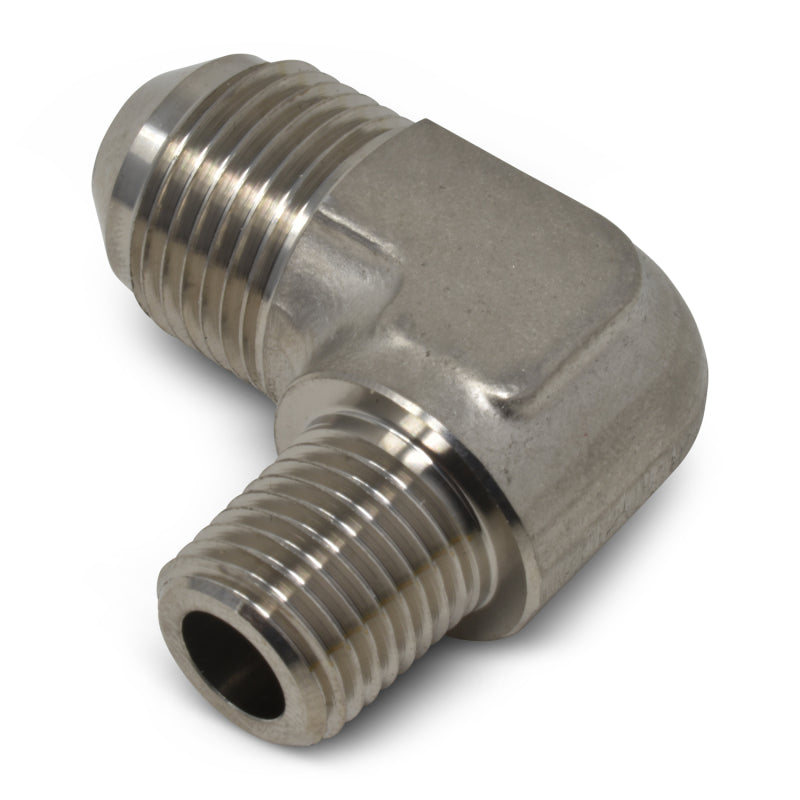 Russell 660841 Performance -6 AN to 3/8in NPT 90 Degree Flare to Pipe Adapter (Endura)