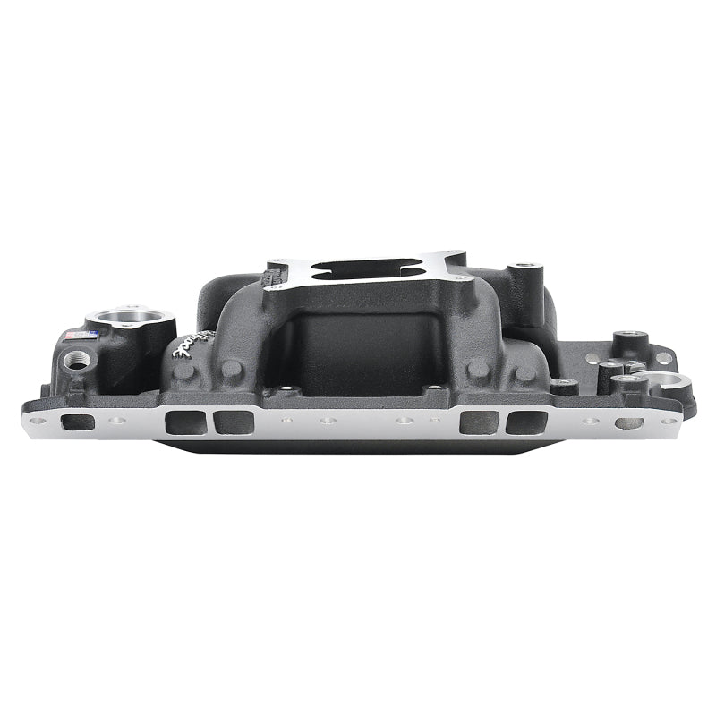 Edelbrock 75013 Intake Manifold RPM Air-Gap Small-Block fits Chevy 262-400 Black