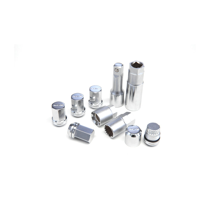 Rays W19DL12150C M12x1.50 19mm Hex w/ 2 Piece Double Lock Nut Set - Chrome