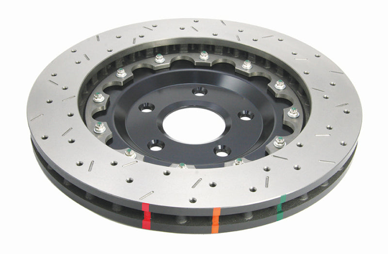 DBA DBA52992BLKXS fits Corvette C6 Z06 Frt Drilled/Slotted 2 Pc Rotor Black Hat