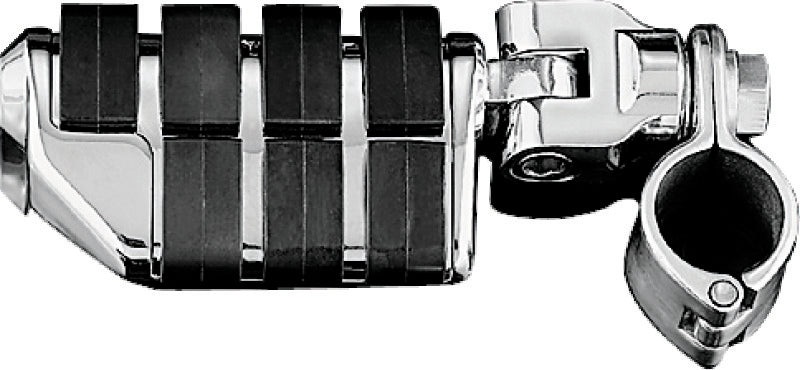 Kuryakyn 7992 Kuryakyn Dually ISO Pegs With 1-1/4inch Clamp Chrome (Pair)