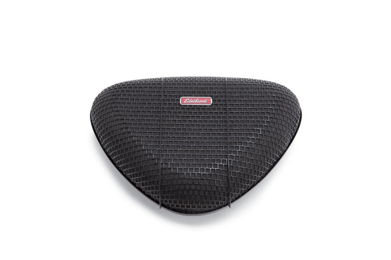 Edelbrock 10023 Air Cleaner Pro-Flo 1000 Series Triangular Steel Top 11 375In X 8 375In X 3In Black