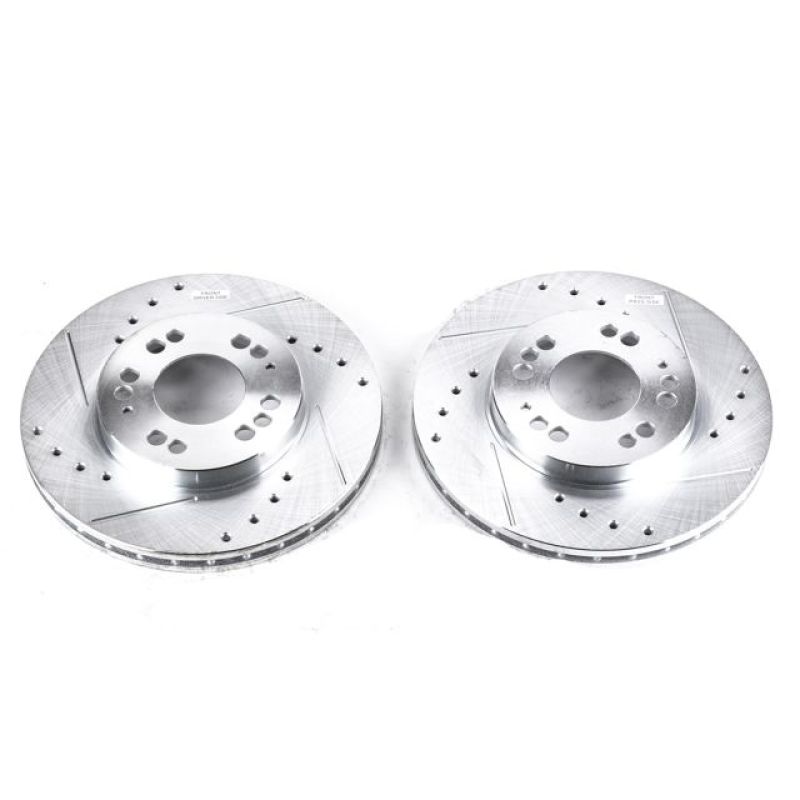PowerStop fits Dodge 91-96 Stealth Front Evolution Drilled & Slotted Rotors -