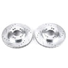 PowerStop fits Dodge 91-96 Stealth Front Evolution Drilled & Slotted Rotors -