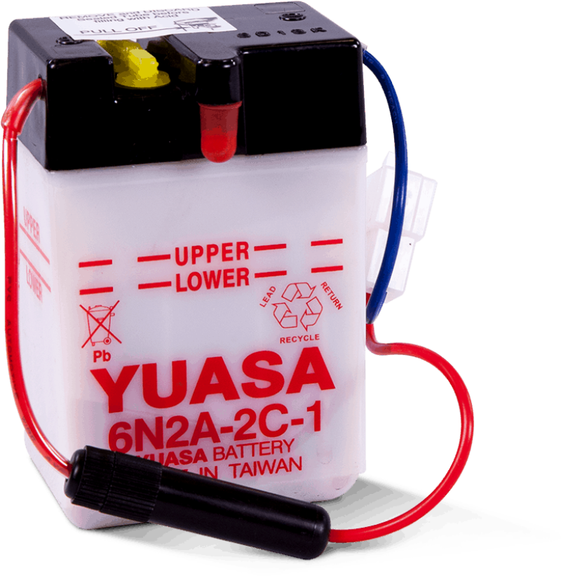 Yuasa YUAM262C1 6N2A-2C-1 Conventional 6 Volt Battery