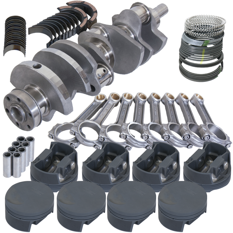 Eagle 64800030 fits Ford 351C 3.850in Crank 6.000in I-Beam Rods -3cc Flat Top 4.030in Pistons Rotating Assembly