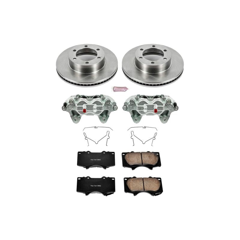 Power Stop KCOE2324 00-06 fits Toyota Tundra Front Autospecialty Kit w/Cals