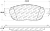 Stoptech 309.0805 Performance Brake Pads
