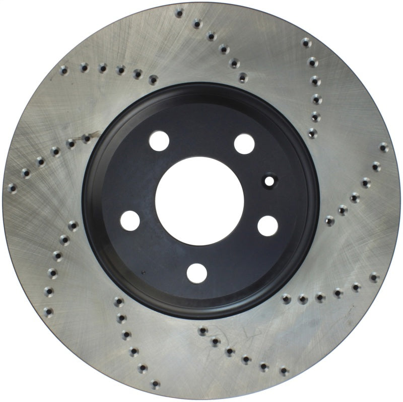 Stoptech 128.33123L Power Slot 09-10 Audi A4/A4 Quattro / 08-10 A5 / 10 S4 Front Left Drilled Rotor