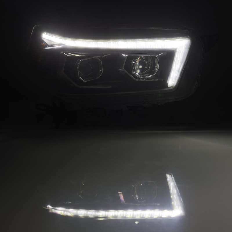 AlphaRex 880757 fits Toyota 10-13 4Runner LUXX LED Proj Headlights Plank Style