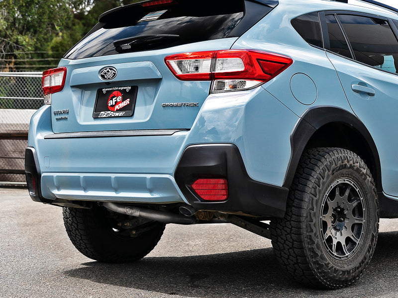 AFE 49-36803 Takeda 2.5in 304 SS Cat-Back Exhaust System fits Subaru Crosstrek