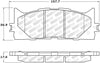 Stoptech 305.1293 Street Select Brake Pads - Front