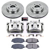 Power Stop KCOE4665 07-09 fits Hyundai Santa Fe Front Autospecialty Kit w/Cals