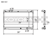 Koyo KH011937 06-13 fits Lexus IS250/IS350 2.5L/3.5L (6MT/AT) Radiator