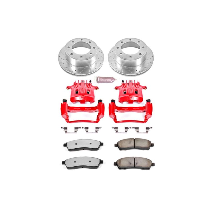 Power Stop KC1890 36 99 fits Ford F-350 Super Duty Rear Z36 Truck&Tow Kit w/Cals
