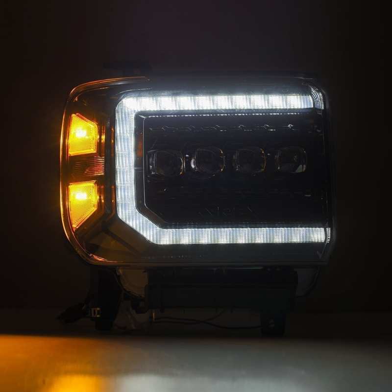 AlphaRex 880616 fits GMC 14-18 Sierra NOVA LED Proj Headlights Plnk Style Alpha