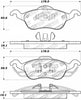 Stoptech 309.0816 Performance Brake Pads