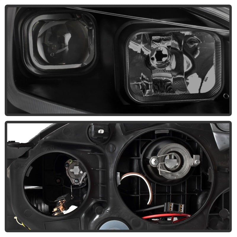 xTune 9042973 13-15 fits Nissan Sentra DRL LED Light Bar Proj Halogen Headlight