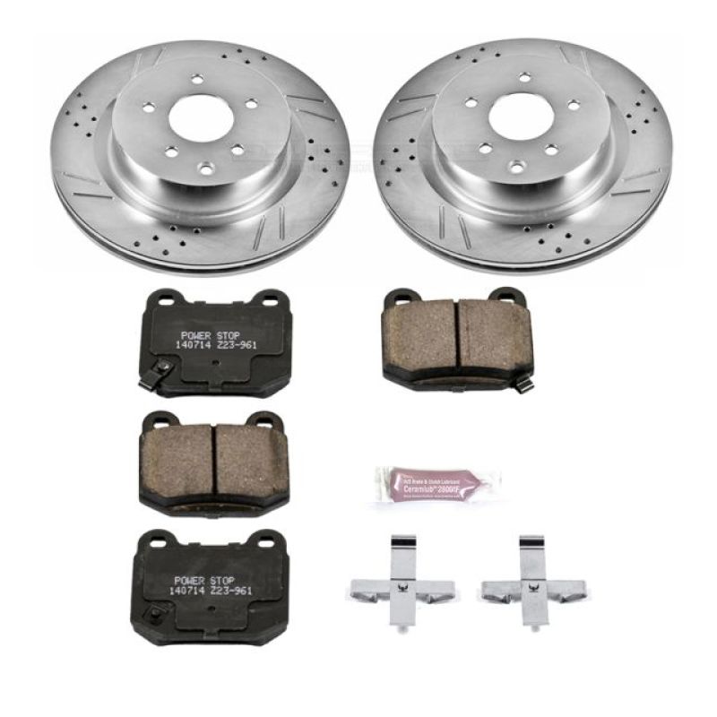 PowerStop K5303 fits Infiniti 03-04 G35 Rear Z23 Evolution Sport Brake Kit
