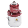 Edelbrock 174131 Fuel Pressure Regulator Carbureted 160 GPH 5-10 PSI 3/8In In/Out 3/8In Return Red/Clear