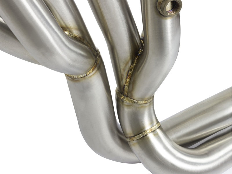 AFE 48-36105-YC Twisted Steel Long Tube Header & Connection Pipes (Street Serie