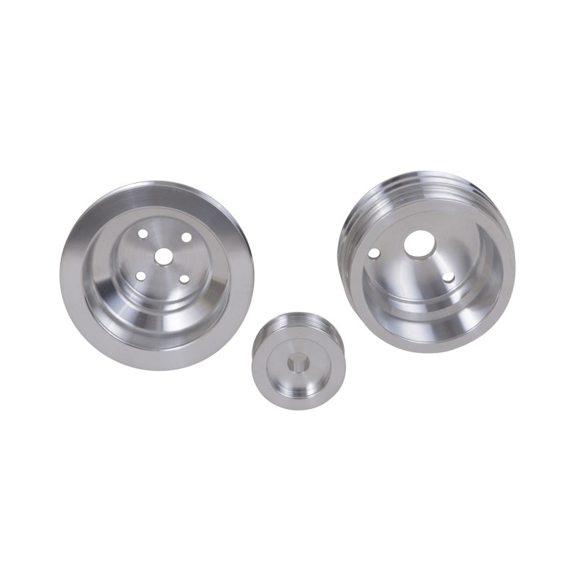 BBK 1598 GM Truck 305 350 Underdrive Pulley Kit - Lightweight CNC Billet Alumin