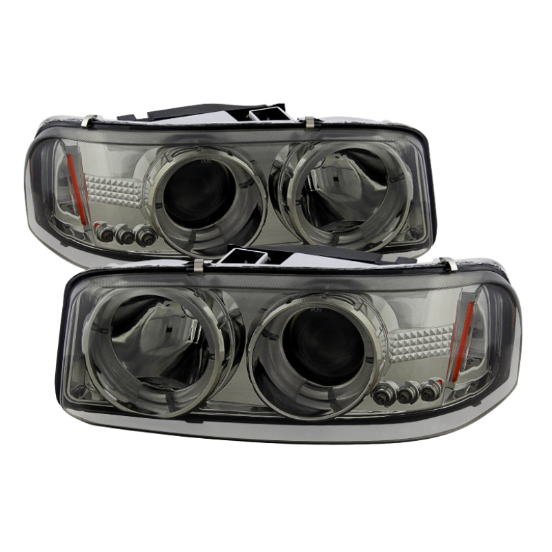 Spyder 5009371 fits GMC 99-06 Sierra 1500/2500/3500 Projector Headlights LED Ha