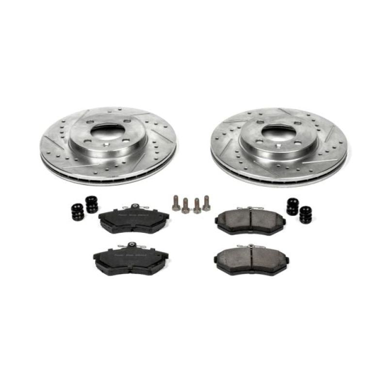 PowerStop K374 fits Volkswagen 95-02 Cabrio Front Z23 Evolution Sport Brake Kit
