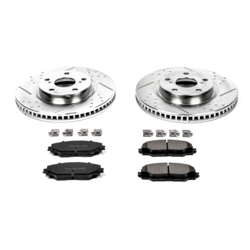 PowerStop K3054 fits Pontiac 09-10 Vibe Front Z23 Evolution Sport Brake Kit