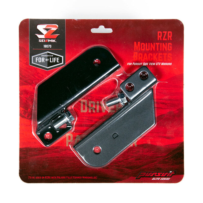 Seizmik 56-18070 Polaris RZR Mirror Mount Pair