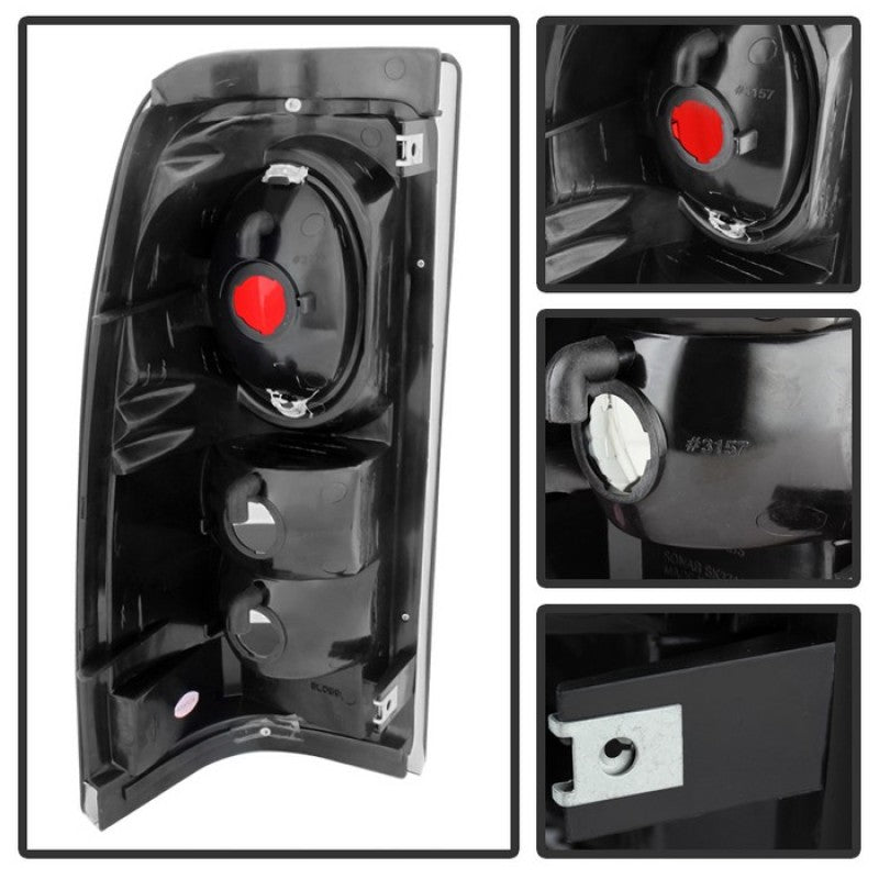 Spyder 5078056 fits Chevy 99-02 Silverado 1500 (Not Fit Stepside) Euro Style Ta
