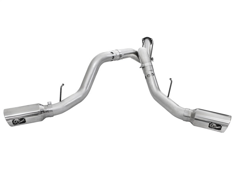 AFE 49-03065-P Exhaust 4in DPF-Back Exhaust Aluminized Steel Polished Tip 11-14
