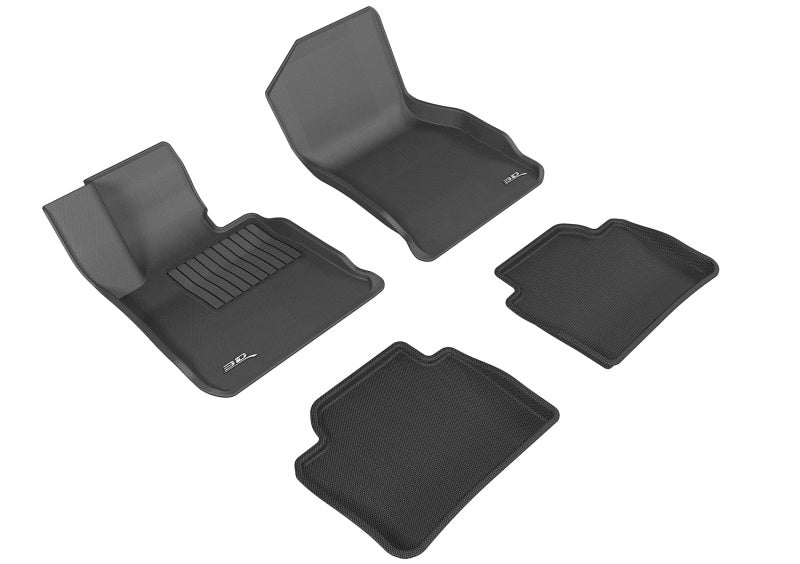 3D MAXpider 2007-2011 fits Honda CR-V Kagu 1st Row Floormat - Black