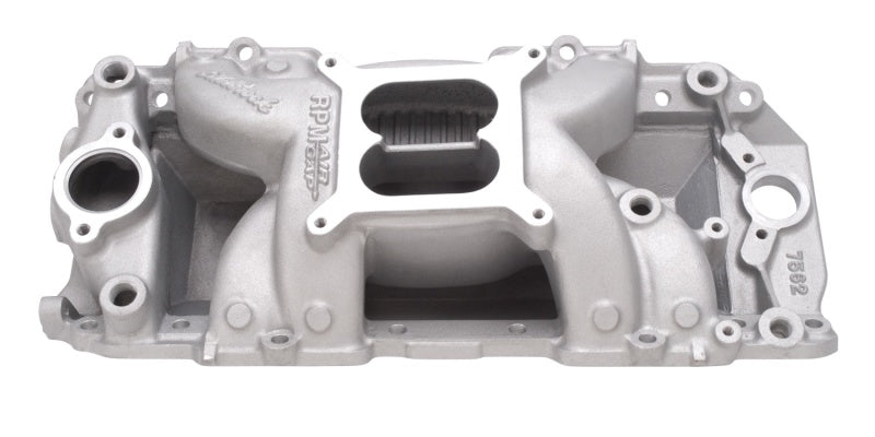 Edelbrock 7562 B/B Chev Rect Port RPM Air-Gap Manifold