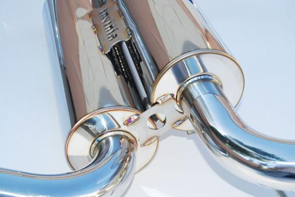 Invidia HS09N7ZGIT 09+ 370Z Gemini Single Layer Titanium Tip Cat-back Exhaust