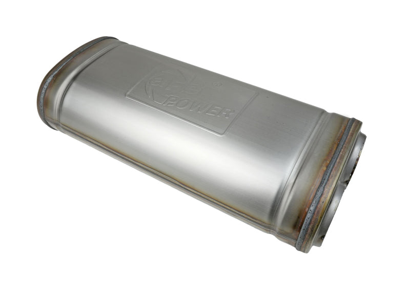 AFE 49M00055 orce-Xp 409 SS Muffler 3in Dual Inlet/Dual Outlet 5in H x 8in W x