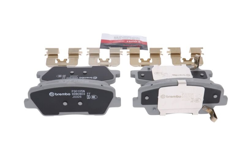 Brembo OE P30105N 17 18 fits Kia Sorento/ Hyundai Santa Fe Sport Rear NAO Brake