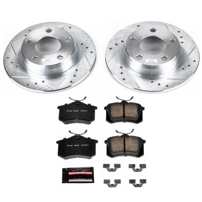 PowerStop K941 fits Audi 98-04 A6 Quattro Rear Z23 Evolution Sport Brake Kit