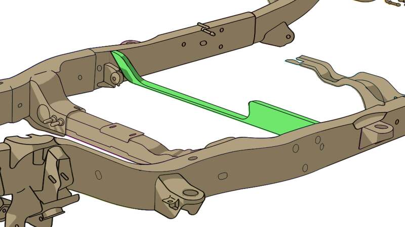 RustBuster RB7410 Rust Buster Avalanche/fits Suburban/Yukon Front Frame Support Crossmember