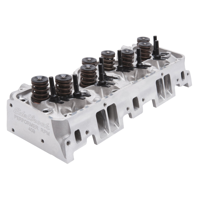 Edelbrock 60815 Cylinder Head BBC Performer RPM 348/409Ci for Hydraulic Roller Cam Complete