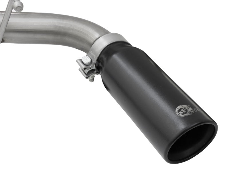 AFE 49-36121-B rce XP 2-1/2in 304 SS Cat Back Exhaust w/ Black Tips 2001-2016 f