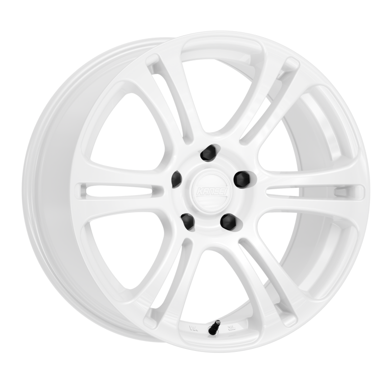 Kansei K16W-189018+22 K16W Neo 18x9in / 5x120 BP / 22mm Offset / 72.56mm Bore - Gloss White Wheel