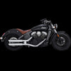 Vance and Hines Vance 18323 & Hines 15-20 Indian Scout/Bobber Twin Slash 3in PC