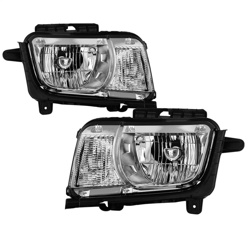 xTune 9042478 10-13 fits Chevrolet Camaro OEM Style Halogen Headlights - Chrome