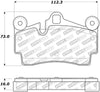 Stoptech 308.0978 Street Touring Brake Pads