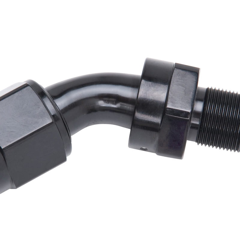 Russell 615113 Performance -10 AN 45 Degree Hose End Without Socket - Black